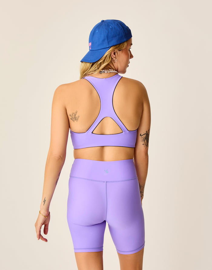 Lucie 8" Compression Short: Aster - FINAL SALE