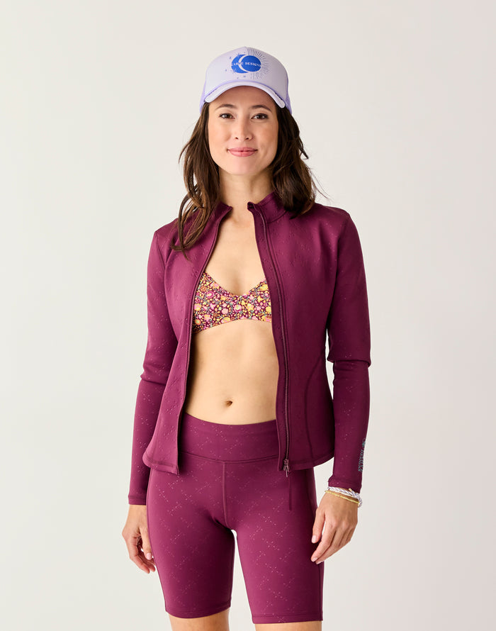 Lucie 8" Compression Short: Disco - FINAL SALE