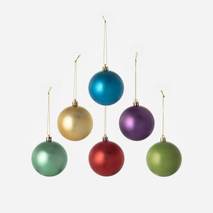 Luminescent Ball Ornament in Gift Box, Set of 6