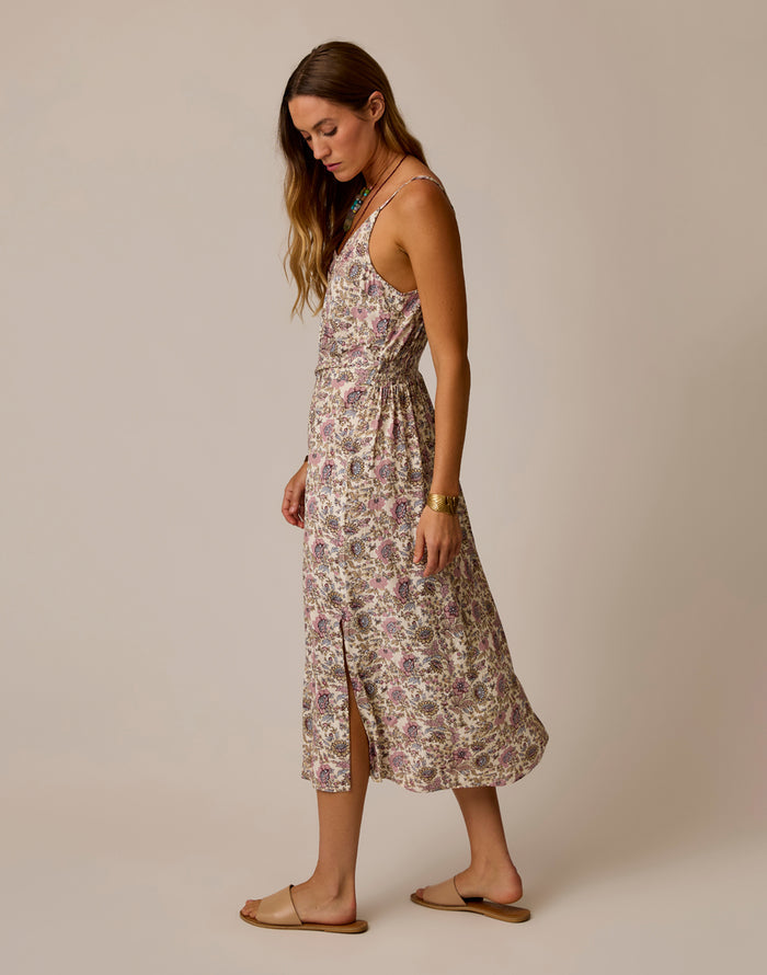 Macy Dress: Ecru Isla