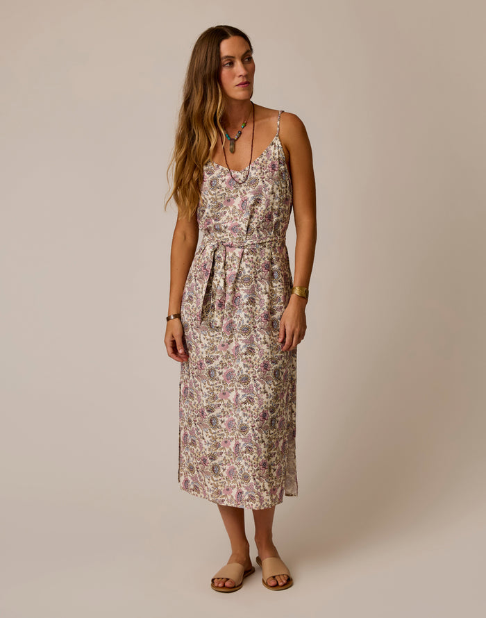 Macy Dress: Ecru Isla