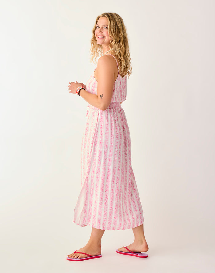 Macy Dress: Pink Paisley - FINAL SALE