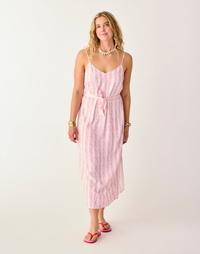 Macy Dress: Pink Paisley - FINAL SALE