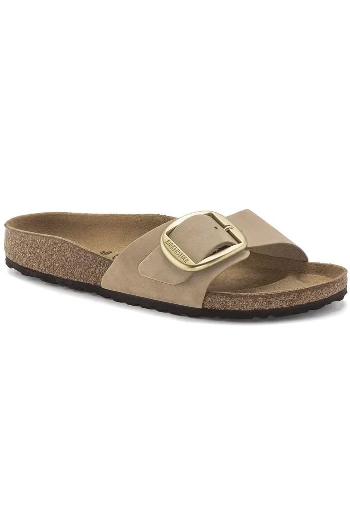 Madrid Big Buckle Nubuck Leather Footwear Birkenstock