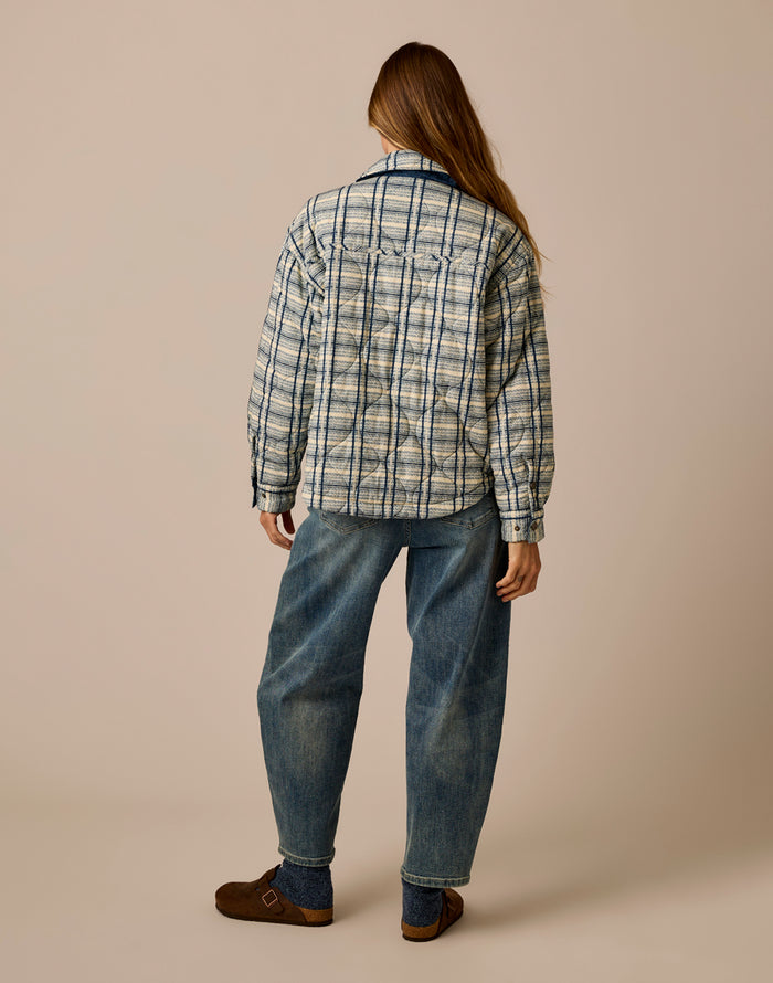 Marais Reversible Jacket: Orion Fleur/Tweed