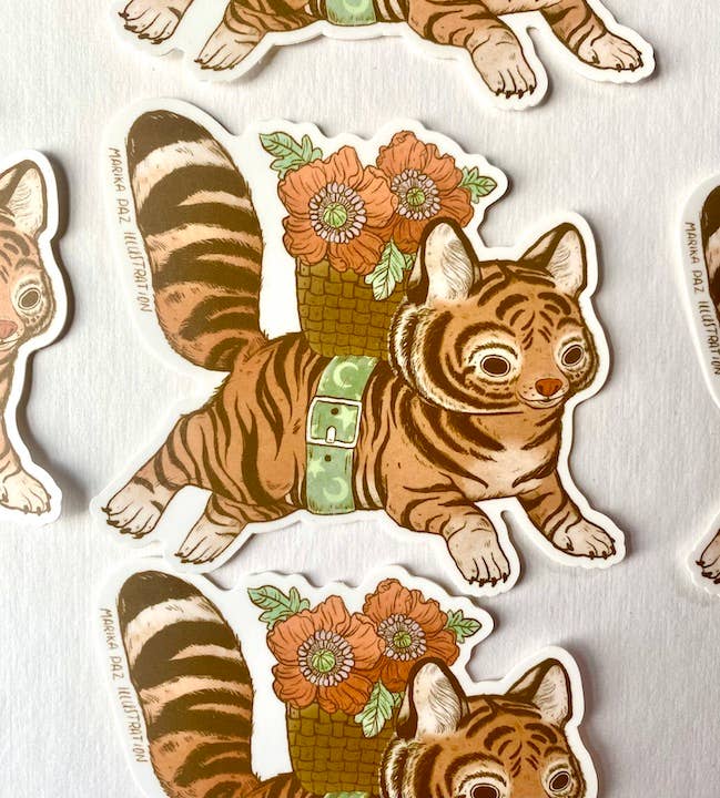 Marika Paz - Tiger Blossom Sticker