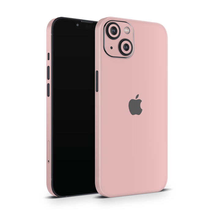 Mauve Pink Apple iPhone Decal Skins