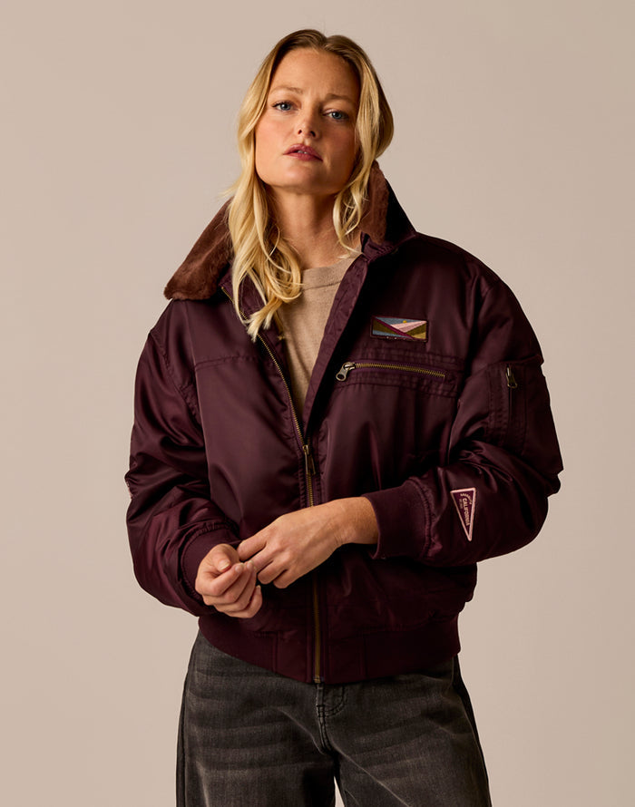 Maverick Bomber: Dark Plum