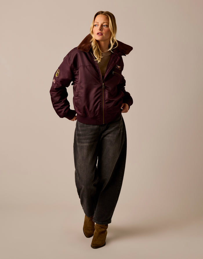 Maverick Bomber: Dark Plum