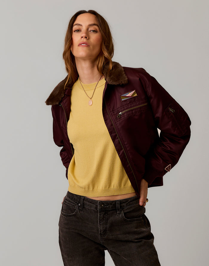 Maverick Bomber: Dark Plum