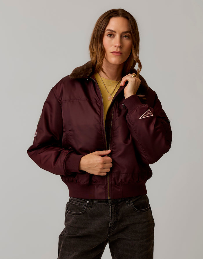 Maverick Bomber: Dark Plum