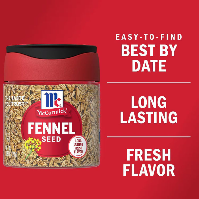 McCormick Fennel Seed - 0.85 oz - 72 Pack