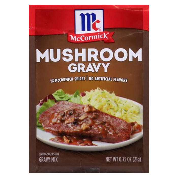 McCormick Mushroom Gravy Mix - 0.75 oz - 12 Pack