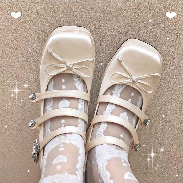 ♡ Midnight Tea ♡ - Satin High Heels