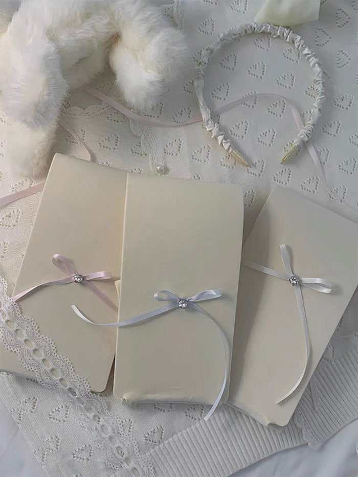 ♡ Milky White Velvet Pantyhose ♡