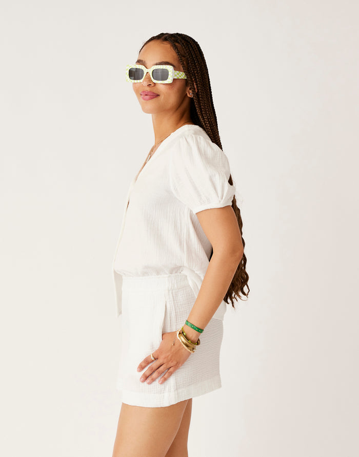 Milo Gauze Top: Cloud