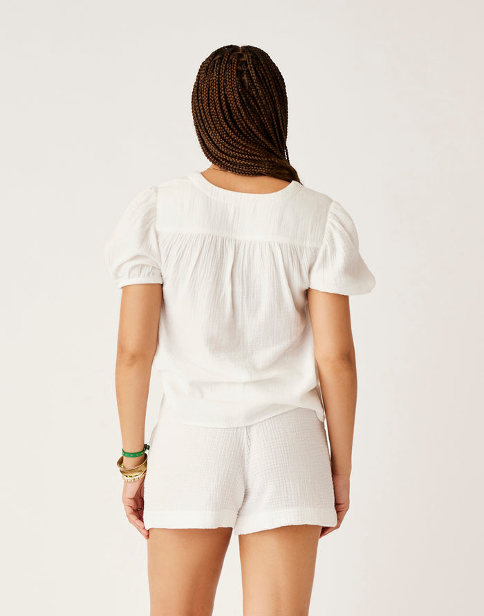 Milo Gauze Top: Cloud