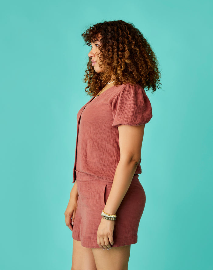 Milo Gauze Top: Penny - FINAL SALE
