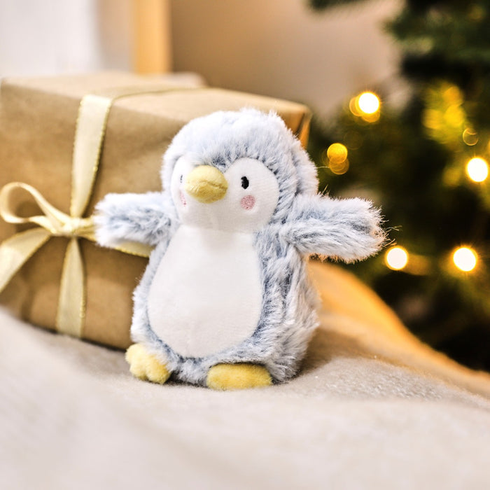 Mini Grey Penguin Soft Toy