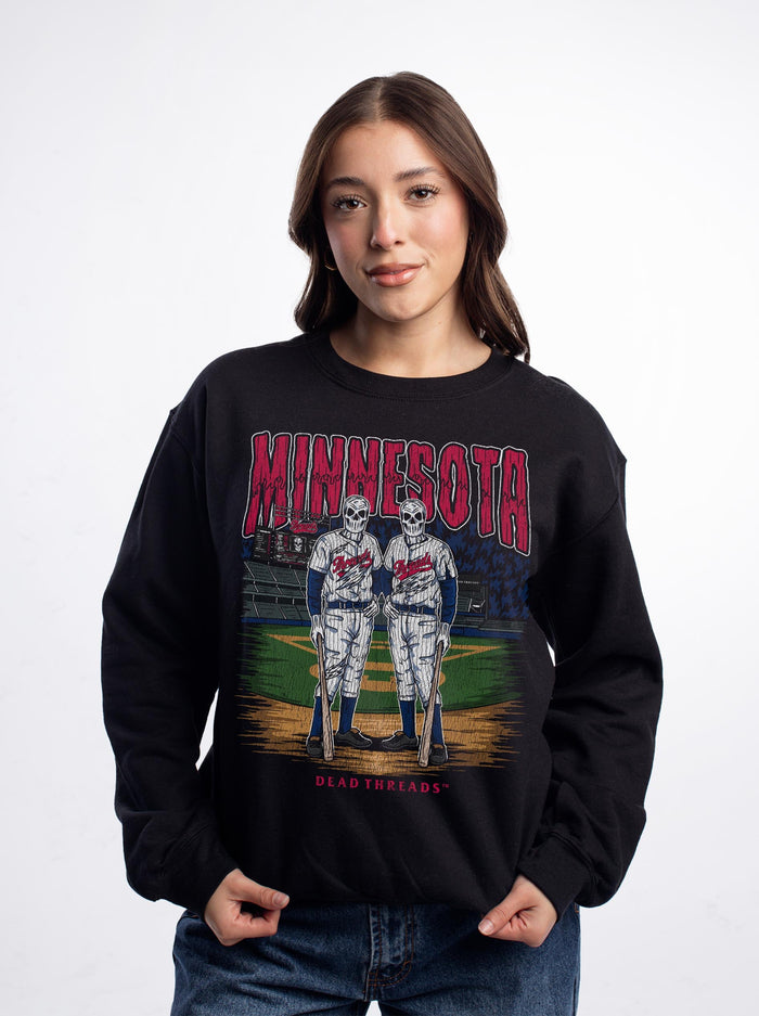MINNESOTA BASEBALL CREWNECK SWEATSHIRT – Sweatshirt – Dead Threads Apparel