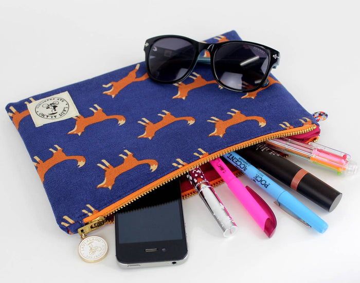Miss Zip Wristlet: Fox
