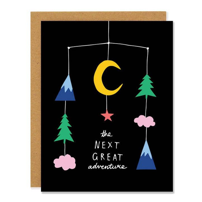 Mobile - The Next Great Adventure - New Baby Card