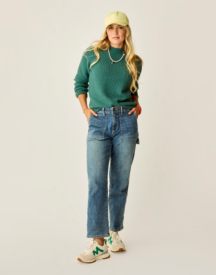 Monroe Stitched Sweater: Bistro