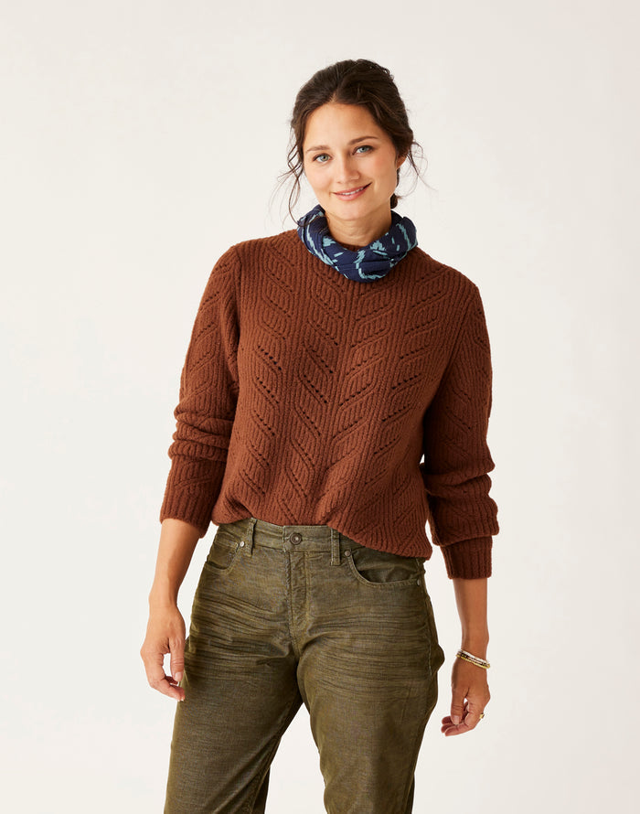 Monroe Sweater: Chocolate - FINAL SALE
