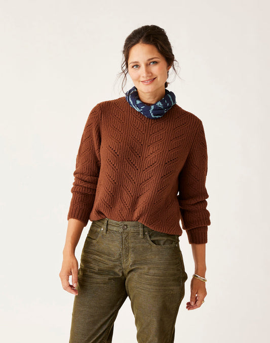 Monroe Sweater: Chocolate - FINAL SALE