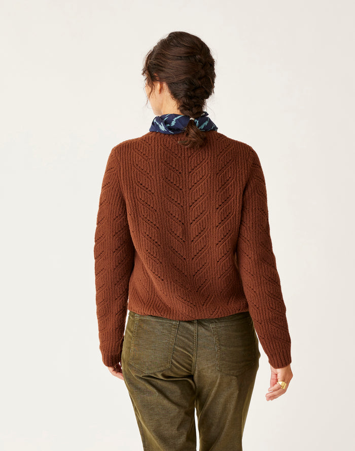 Monroe Sweater: Chocolate - FINAL SALE