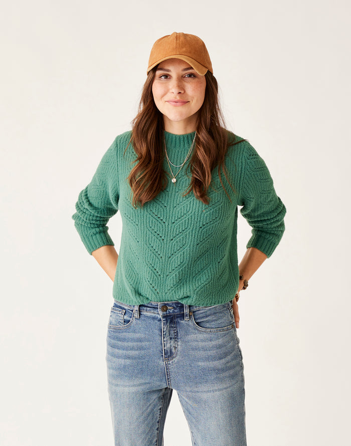 Monroe Sweater: Forest - FINAL SALE