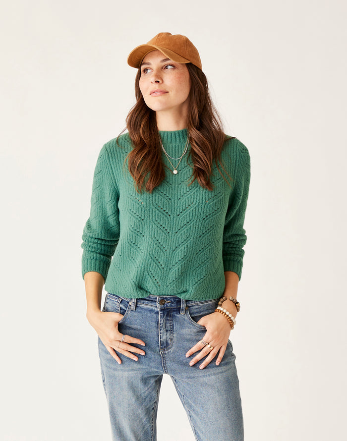 Monroe Sweater: Forest - FINAL SALE