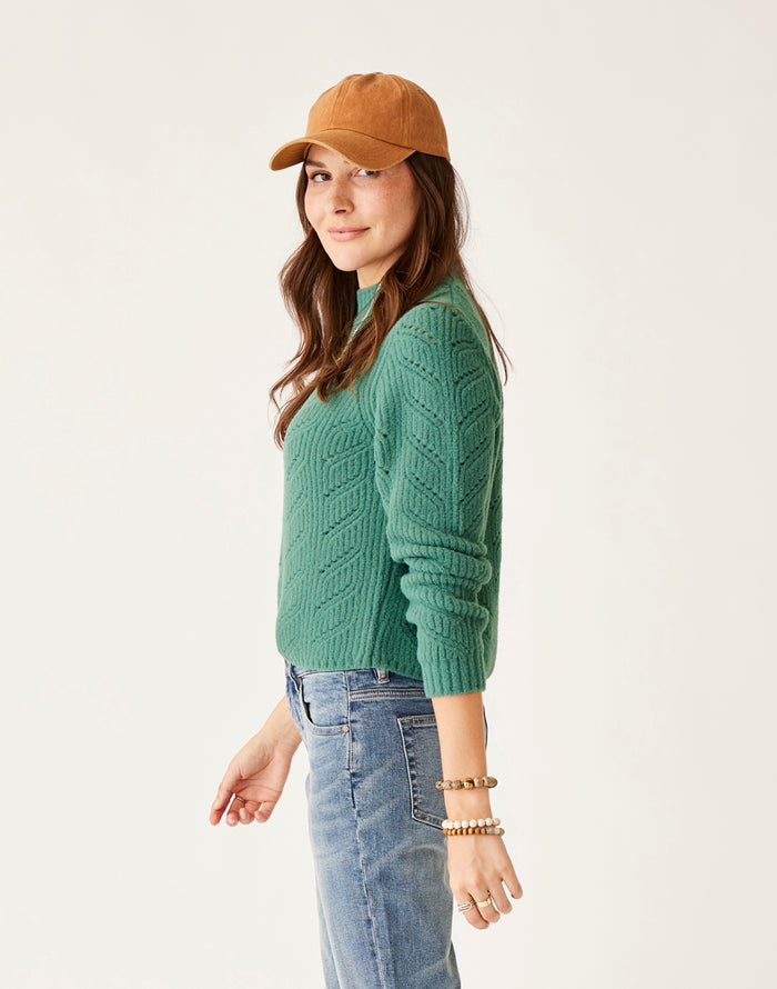 Monroe Sweater: Forest - FINAL SALE