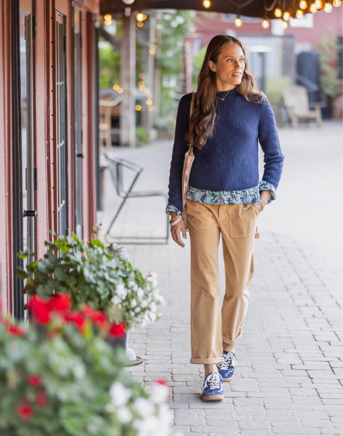 Monroe Sweater: Navy