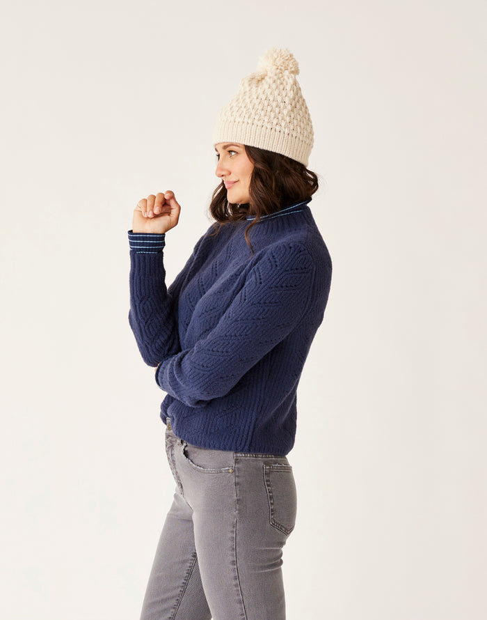 Monroe Sweater: Navy