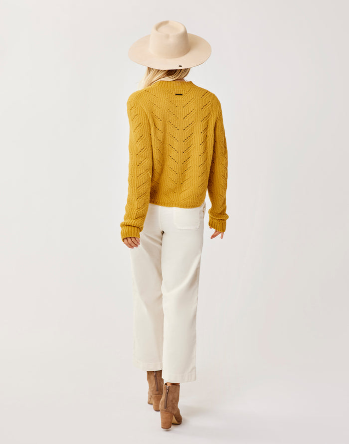 Monroe Sweater: Wood - FINAL SALE