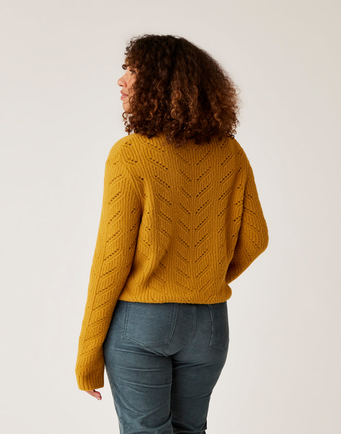 Monroe Sweater: Wood - FINAL SALE