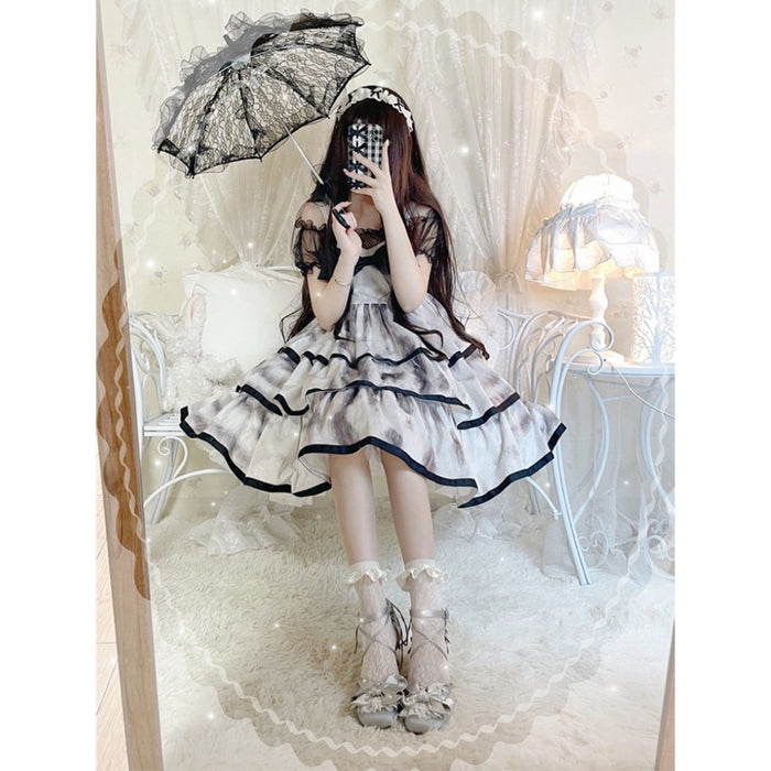 ♡ Moonlit Iris ♡ - Satin High Heels