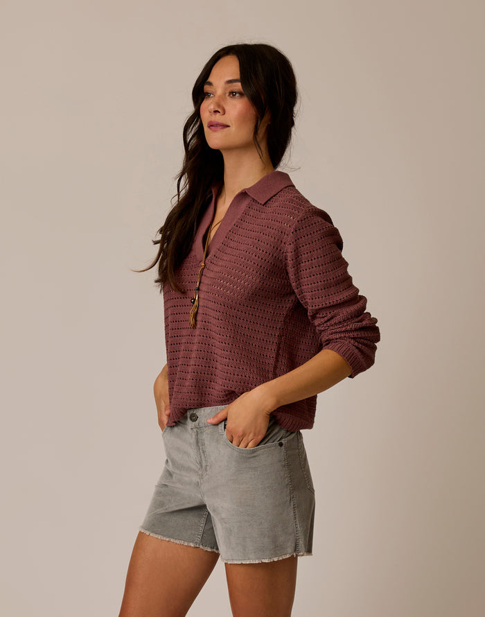 Morgan Polo Sweater: Coco