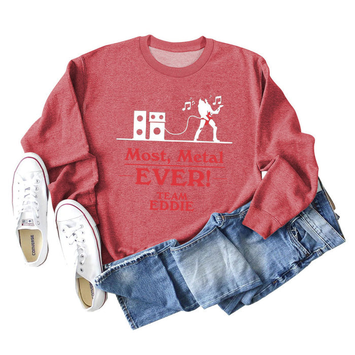 Red sweater (white color picture) / S