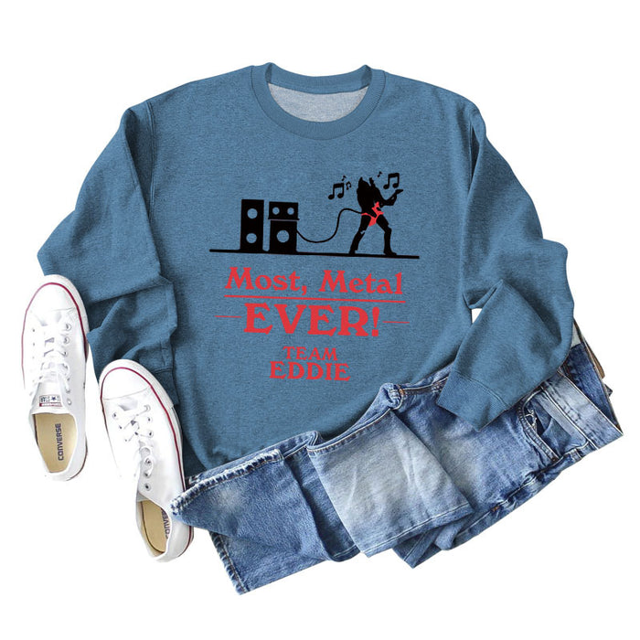 Blue sweater (black color picture) / S