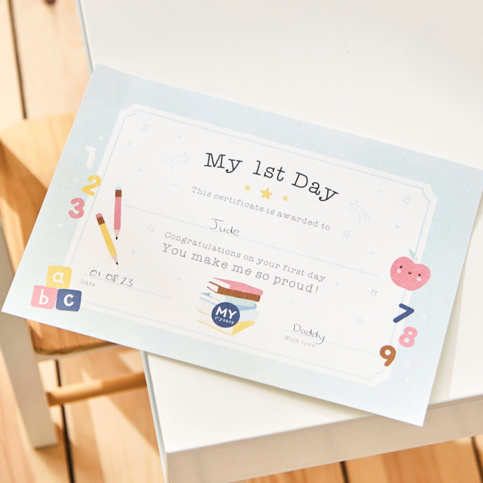 My 1st Day Certificate