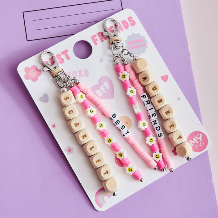My Kids Personalised Best Friends Keyring Set