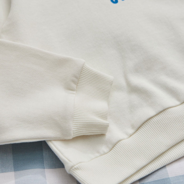 My Kids Personalised Ecru Choose Happy Sweatshirt