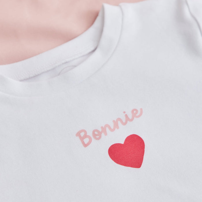 My Kids Personalised Girls Support Girls White T-Shirt