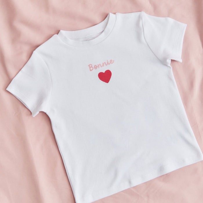 My Kids Personalised Girls Support Girls White T-Shirt