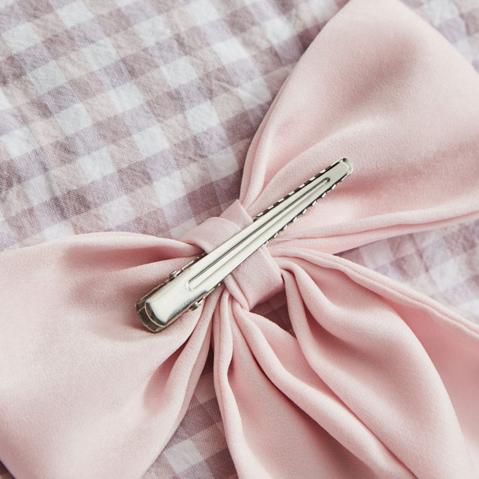 My Kids Personalised Name Pink Hair Bow Clip