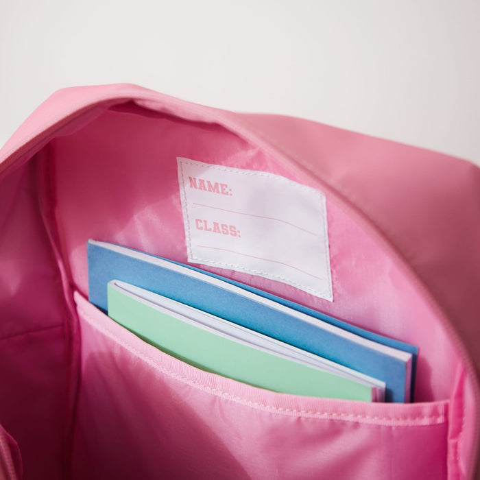 My Kids Personalised Pink Grab Handle & Purse Medium Backpack
