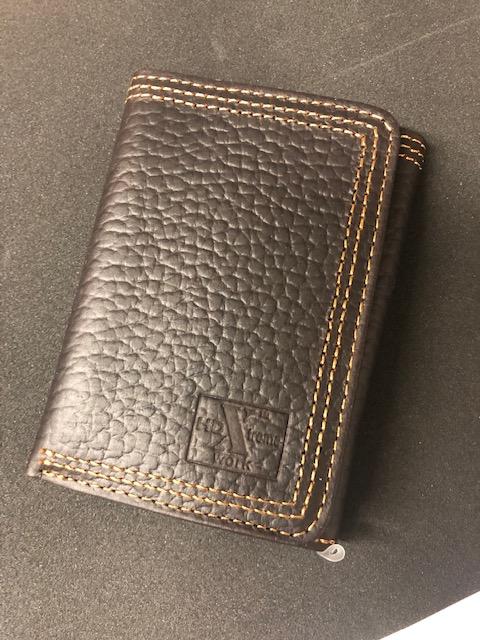 N6310802 Brown Xtreme Trifold Leather Wallet