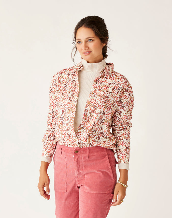 Nadia Twill Shirt: Cloud Ditsy - FINAL SALE
